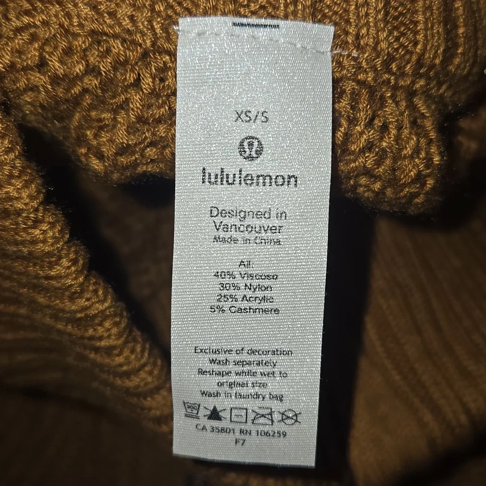 Lululemon Women's Softer Still Wrap Spiced Bronze Size XS/S